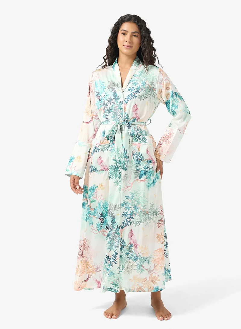 Khizana  Floral Printed Robe for Women | Best Price UAE