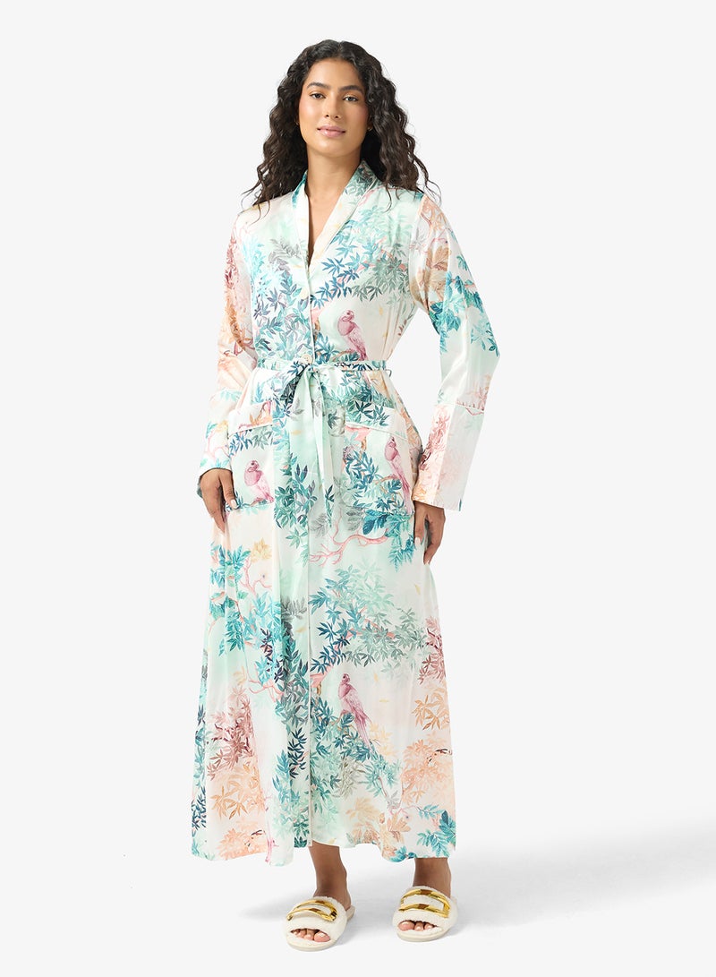 خزانة روب مطبوع بالزهور - Image 1