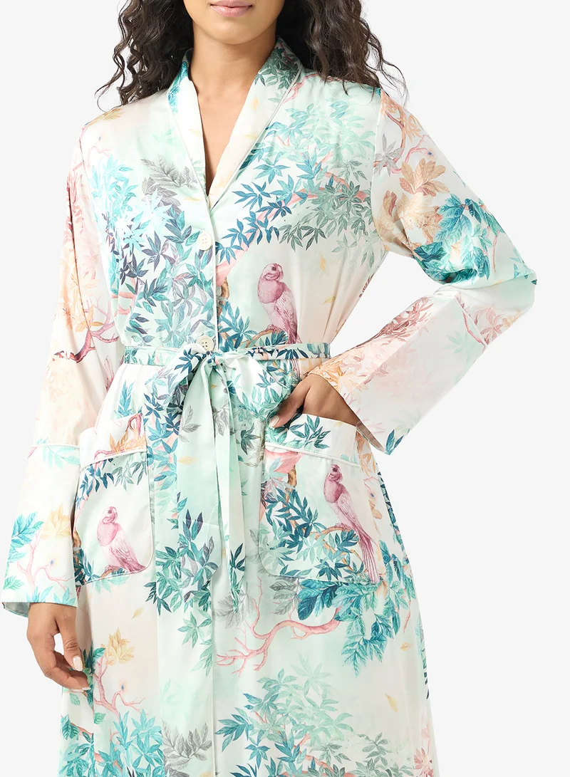 Khizana  Floral Printed Robe for Women | Best Price UAE