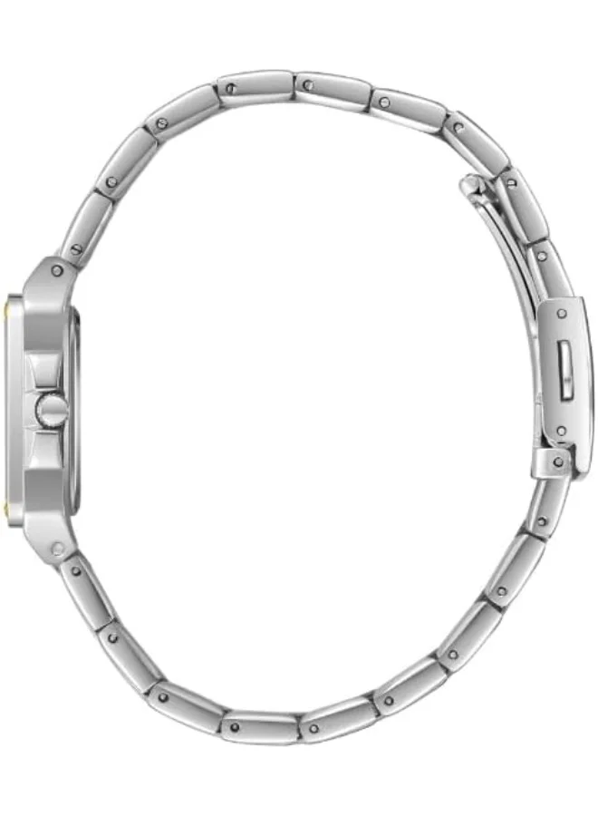 لي كوبر LEE COOPER Women's 2035 Movement Watch, Analog Display and Metal Strap - LC08127.220, Mother Of Pearl