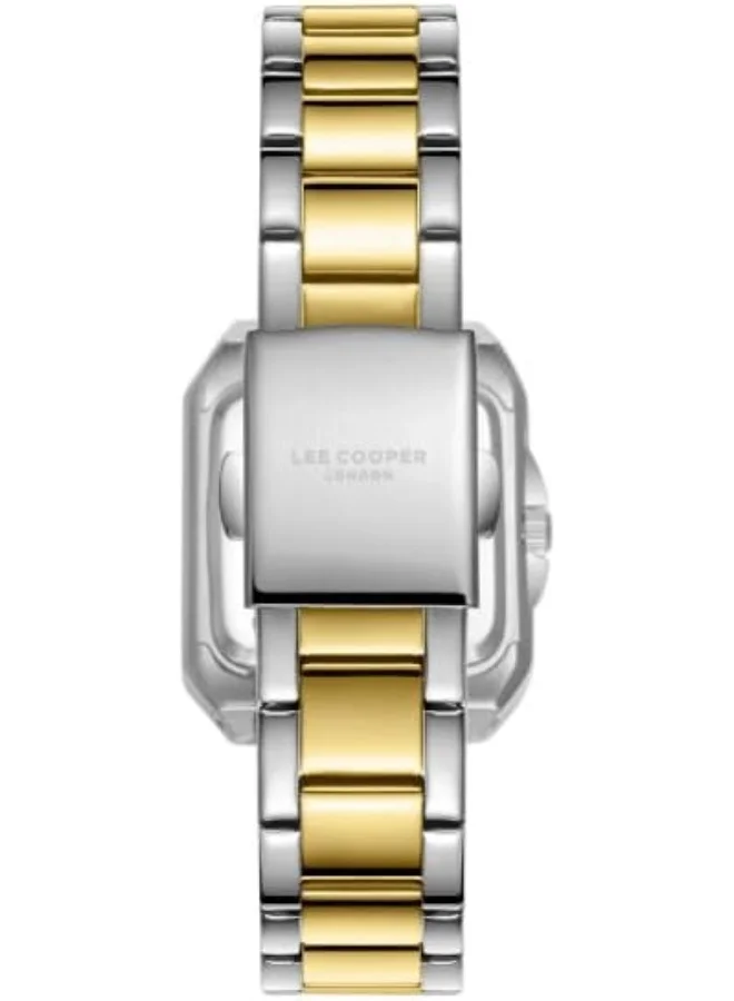 لي كوبر LEE COOPER Women's 2035 Movement Watch, Analog Display and Metal Strap - LC08127.220, Mother Of Pearl