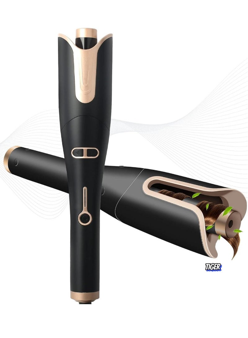 TIGER Automatic Ceramic Hair Curler for Curly Hair – 360° Rotation, Multi-Speed Settings, Ceramic Technology for Smooth & Long-Lasting Curls – Professional Curling Iron (DX1354) - Image 1