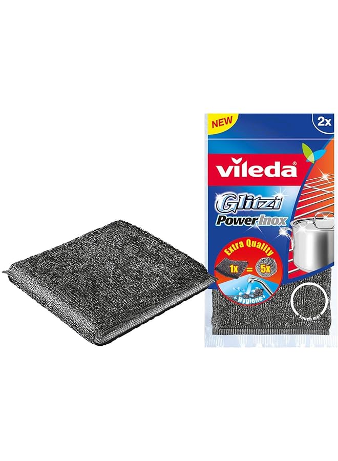 Vileda جليتزى باور اينوكس قطعتين - Image 1