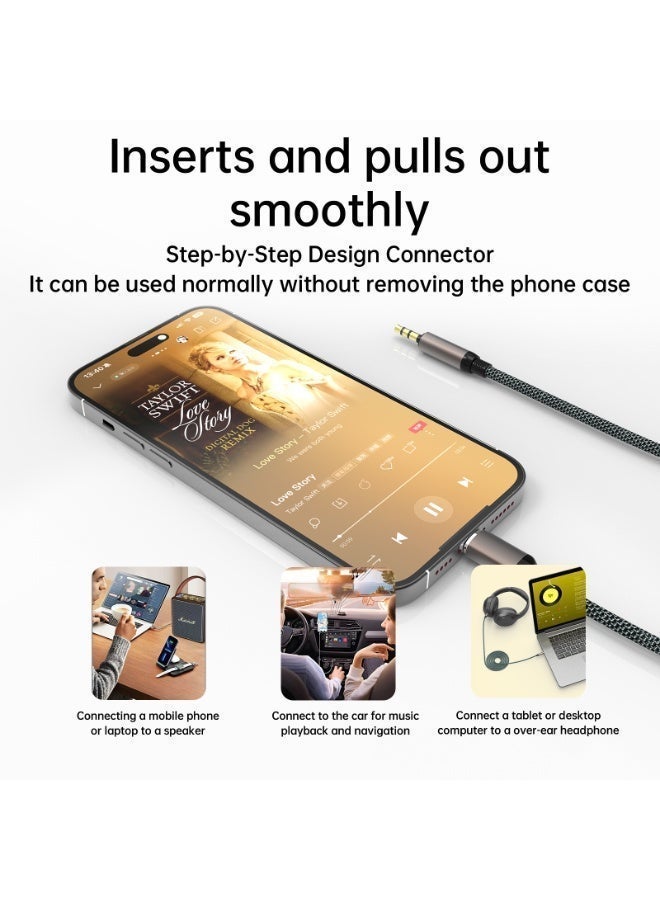 أسبور كيبل صوت ASPOR A253 AUX – تجربة صوت نقية وجودة مضمونة 🔊 - Image 2