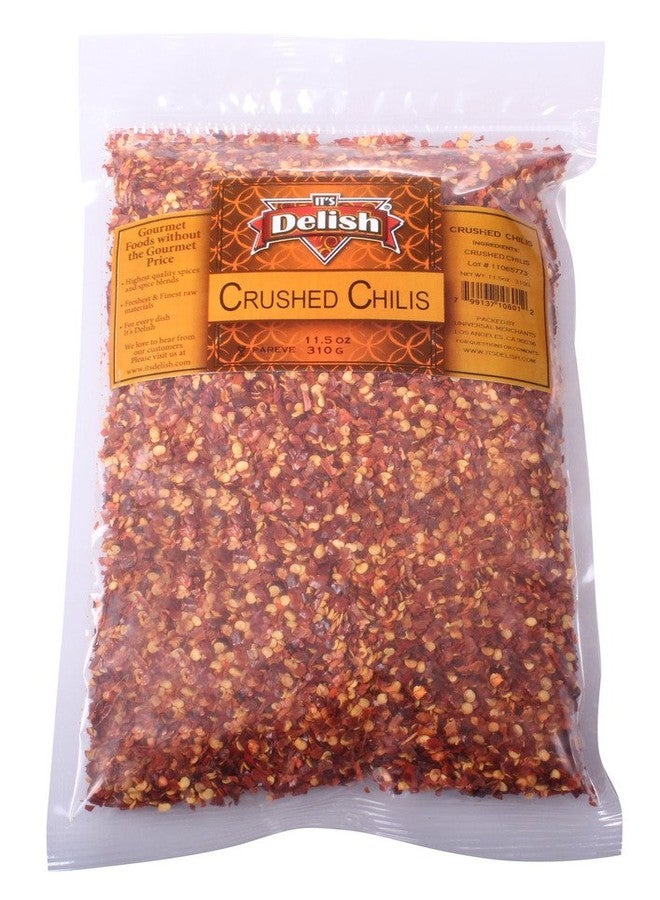It's Delish رقائق الفلفل الأحمر الحار المجفف من إتس ديليش، عبوة كبيرة 5 أرطال - فلفل أحمر حار مجفف ومطحون - توابل نباتية مجففة ومقطعة - نباتي، كوشير - Image 1
