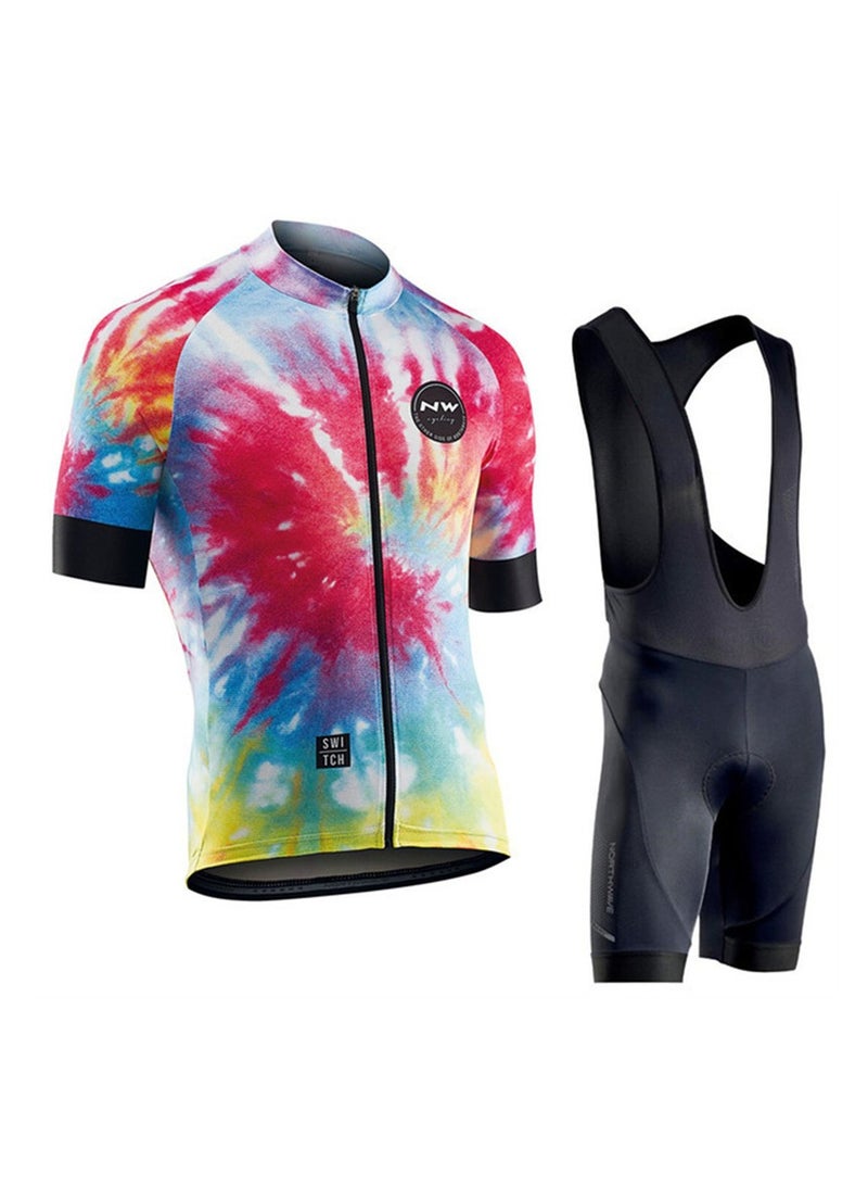 KUYING GR New Summer Outdoor Sunscreen Moisture Absorption Quick Drying Bicycle Women's Cycling Clothing Set  - Image 1