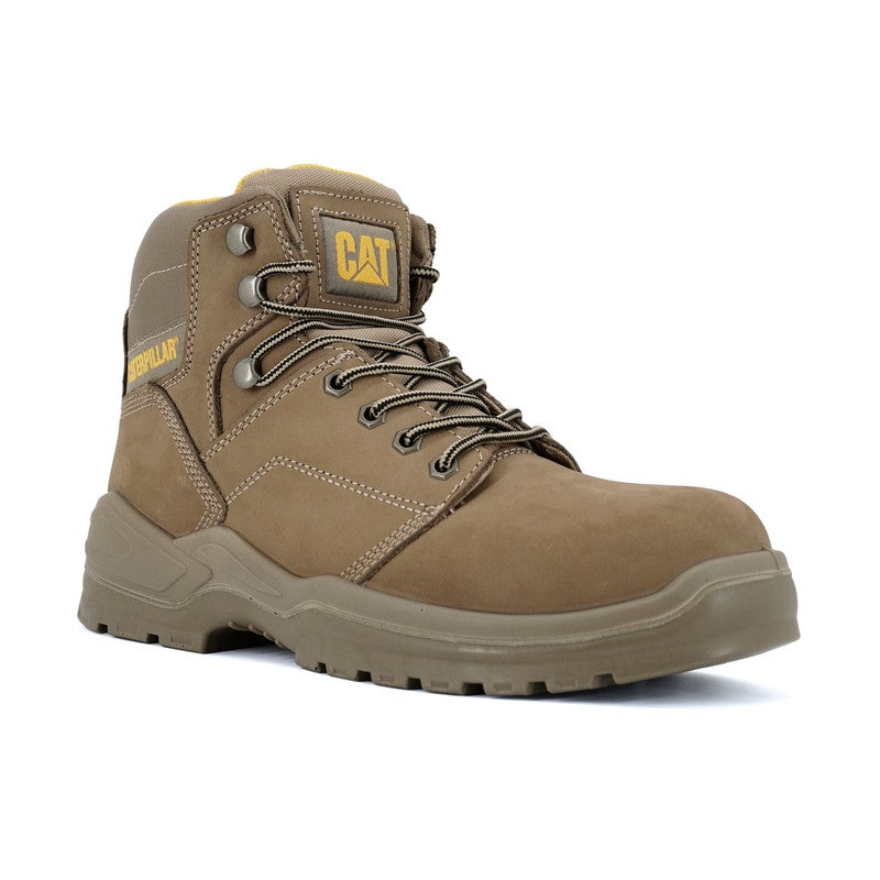 CATERPILLAR CAT Striver Men's Steel Toe Safety Shoe – Stone, Water‑Resistant, Oil‑Resistant, SRC Slip‑Resistant, Durable Work Boot - Image 2