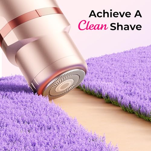 Kaphio Bikini Trimmer for Women Pubic Hair: IPX7 Waterproof Electric Razors - Rechargeable Electric Body Shaver for Legs, Underarms, Bikini Line- Christmas Gifts for Women (Rose Gold) - Image 2