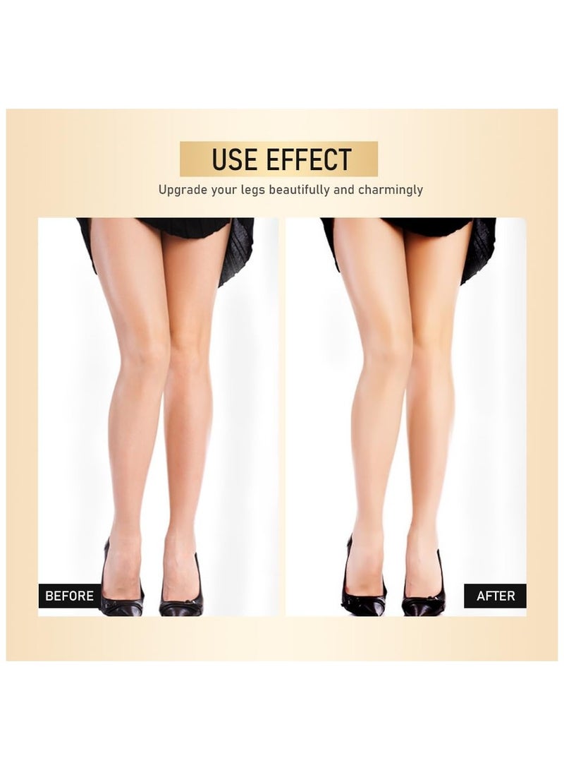 ليكرين Getaria ساق ماكياج مقاوم للماء لا نقل، ساق مؤسسة تغطية ماكياج للشريدات حتى الجلد والساق والجسم ندبة ماكياج للشم تغطية (# 3 البرونز) - Image 2