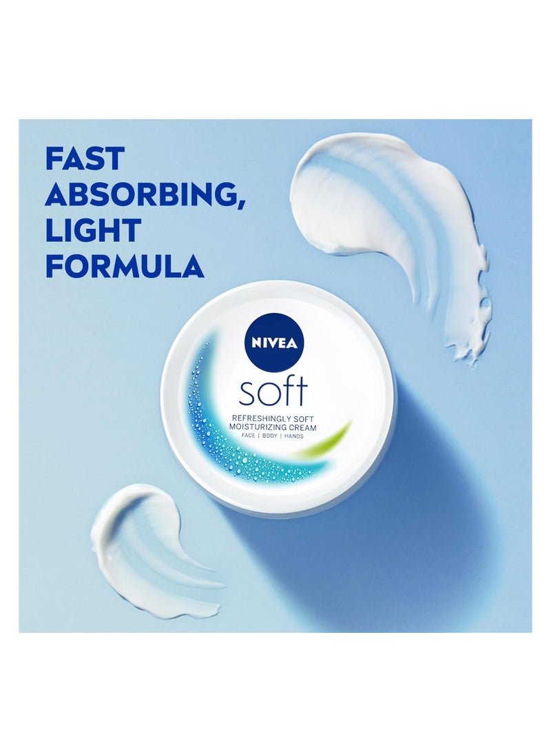 Nivea Moisturising Cream Soft Refreshing Jar 200ml - Image 3