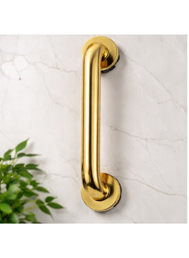 رونا قضبان دعم حمام RONA ذهبية لامعة – مقبض أمان للدش من الفولاذ المقاوم للصدأ، مانع للانزلاق، دعم لكبار السن وذوي الاحتياجات الخاصة، تثبيت جداري قوي - Image 4