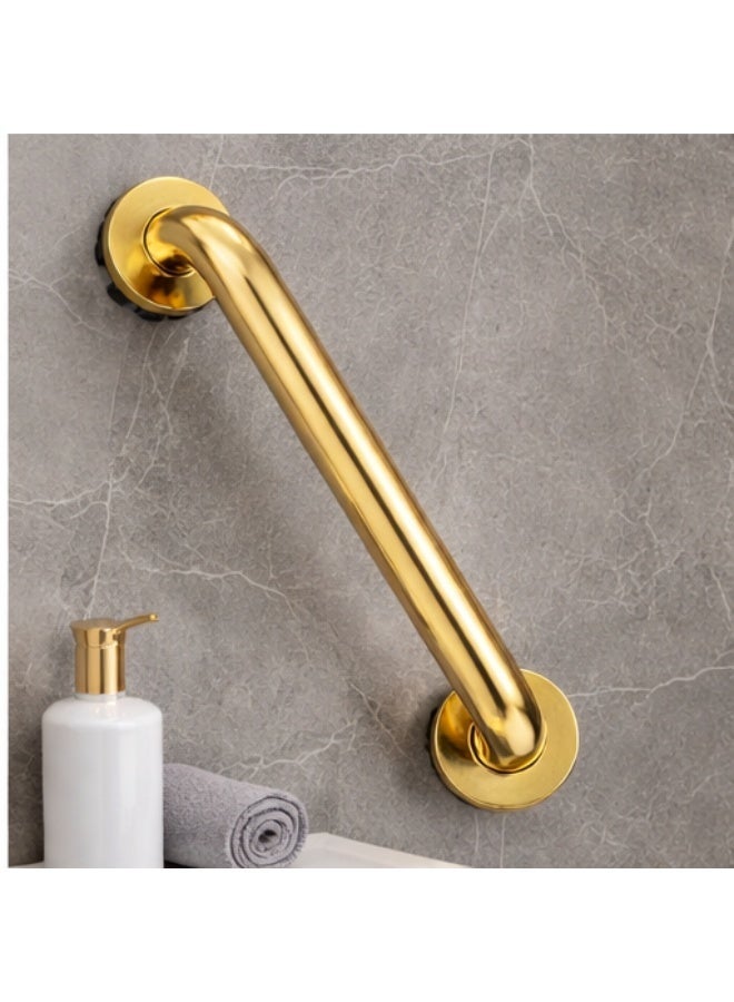 رونا قضبان دعم حمام RONA ذهبية لامعة – مقبض أمان للدش من الفولاذ المقاوم للصدأ، مانع للانزلاق، دعم لكبار السن وذوي الاحتياجات الخاصة، تثبيت جداري قوي - Image 2