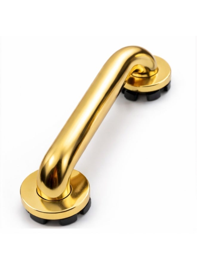 رونا قضبان دعم حمام RONA ذهبية لامعة – مقبض أمان للدش من الفولاذ المقاوم للصدأ، مانع للانزلاق، دعم لكبار السن وذوي الاحتياجات الخاصة، تثبيت جداري قوي - Image 1