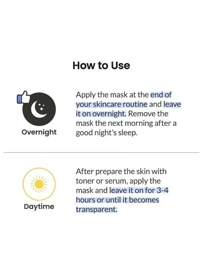Hydro Cera-nol Real Deep Mask, Overnight Hydrogel Mask, Soothing, Moisturizing, Nourishing, 1.19oz(34g) x 4ea