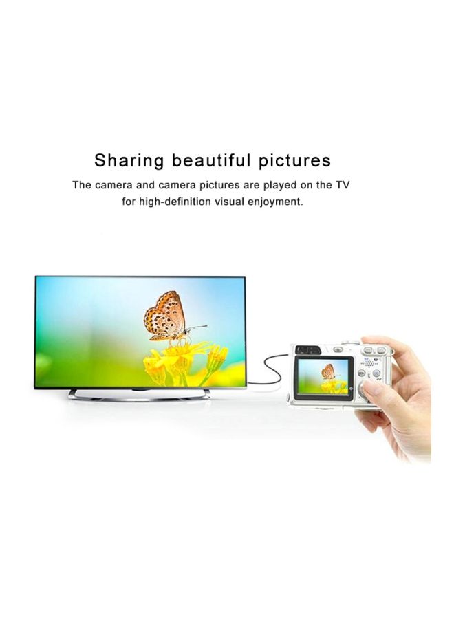 NIBEMINENT Mini HDMI To Micro Adapter Cable Black - Image 4