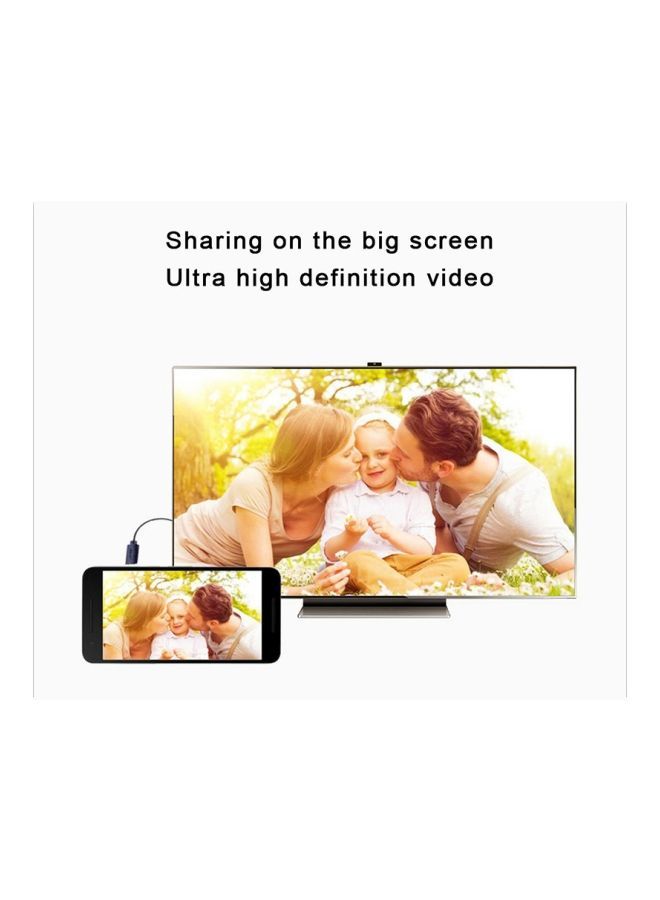 NIBEMINENT Mini HDMI To Micro Adapter Cable Black - Image 3