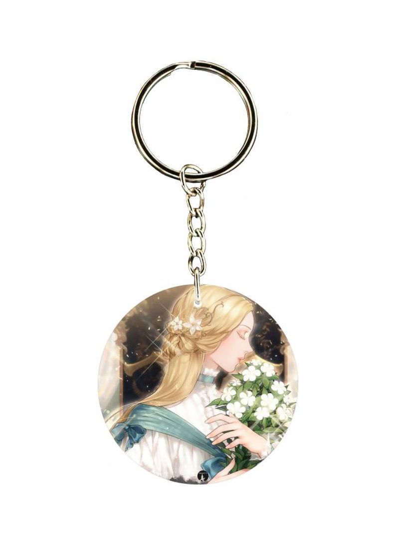 RKN Cartoon Printed Double Sided Keychain