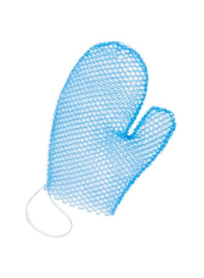 Supracor قفاز استحمام سبا مقشر للجسم وكريم للوجه، أزرق - Image 3