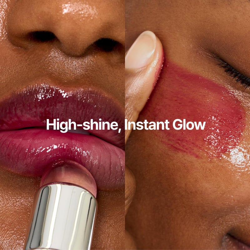 fwee Glowy Jelly Pot | Dewy Jelly Lip & Blush Color, Tinted Glow Jelly Balm, Dewy Buildable Finish – Rosy Glaze (Dusty Rose) | 0.14 oz - Image 5
