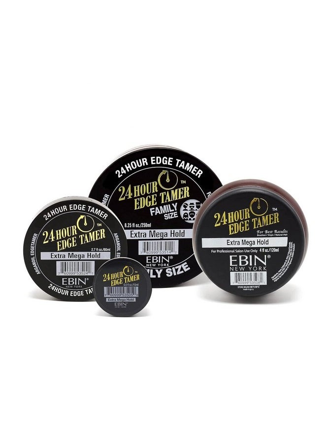 EBIN NEW YORK 24 Hour Edge Tamer Extra Mega Hold 1.01 Oz Long Lasting Texture Shine And Smooth Texture With Argan Oil And Castor Oil No Flaking & No Residue  - Image 5