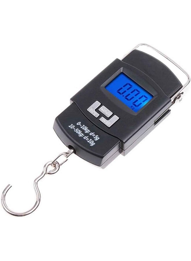 SAFENHAND Portable Digital Hanging Luggage Scale, Portable Handheld Travel Luggage Electronic Scale, 50kg Capacity  - Image 1
