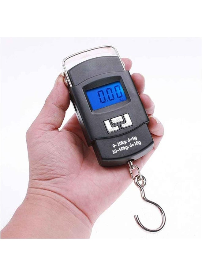 SAFENHAND Portable Digital Hanging Luggage Scale, Portable Handheld Travel Luggage Electronic Scale, 50kg Capacity  - Image 4