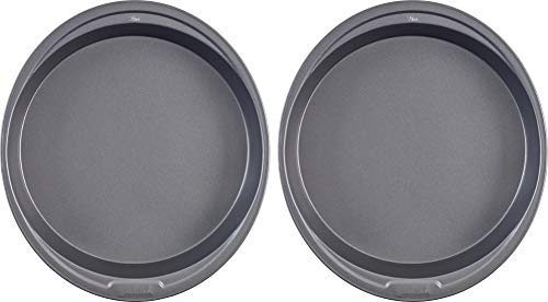 GoodCook 9Inch Round Nonstick Cake Pan Set 2Pack HeavyDuty Carbon Steel Bakeware with EasyClean NonStick Coating Oven Dishwasher Safe Baking Pans for Layer Cakes Cheesecakes and More