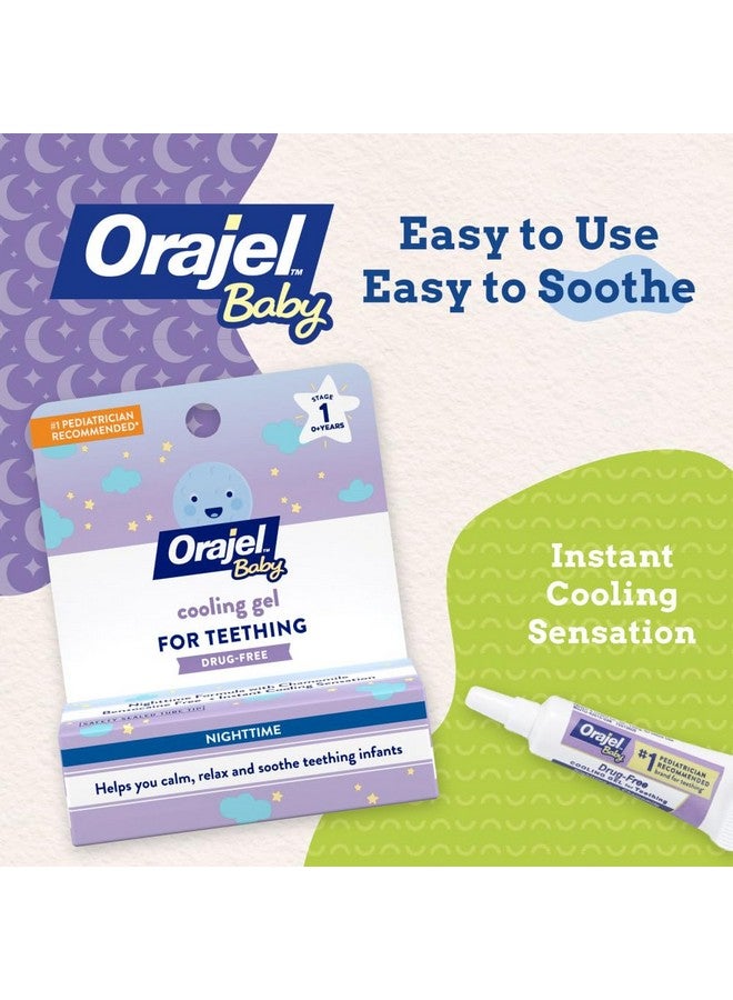 Orajel Orajel Baby Nighttime Cooling Gel for Teething, Drug-Free, 1 Pediatrician Recommended Brand for Teething, One .18oz Tube  - Image 1