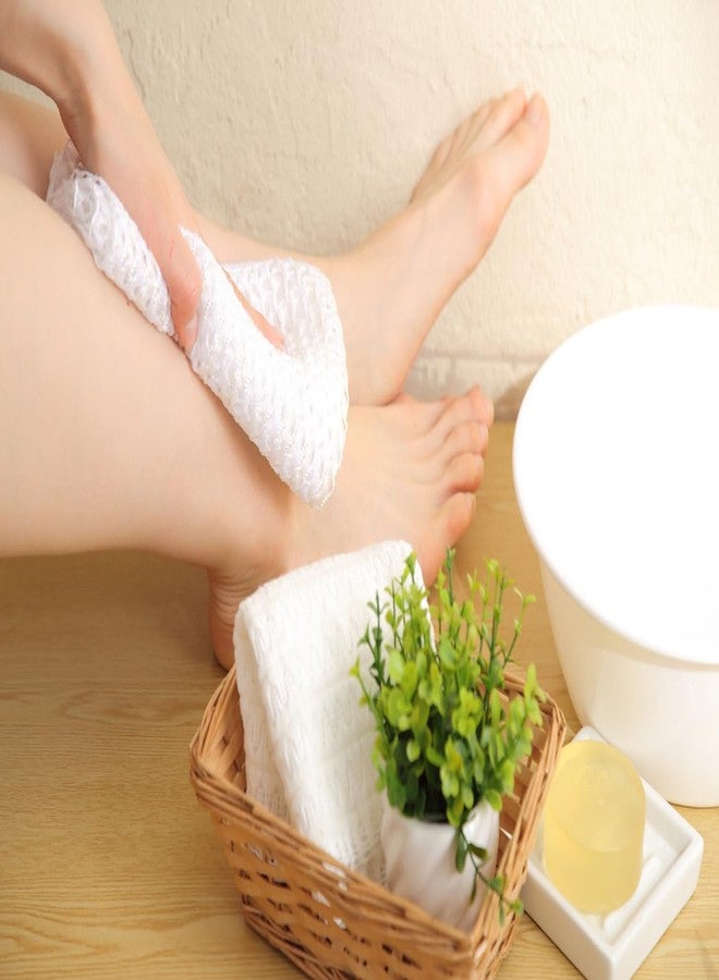 Terra Distribution Exfoliating Washcloth [Made in Japan] Shower Back Scrubber with Sustainable Corn Fiber, Odor-Resistant Exfoliating Towel (Set of 2 (Regular, Soft)) - Image 4