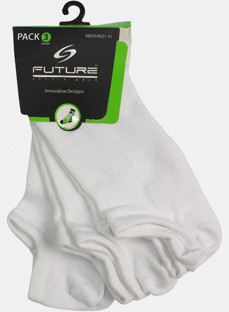 Unisex Cotton Low-Cut Socks – Black – 31-35 - Image 2