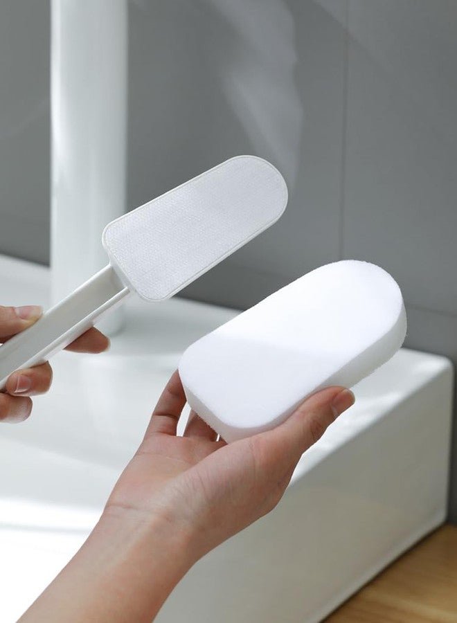 lightstar Long Handle Brush Sponge DIY Cleaning Sponge for Dishwashing Kitchen Toilet Bathroom Wash Cleaning Tool Accessory (Replaceable Sponge) - Image 3