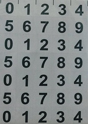 Imprint Multipurpose Number Stickers Small Size for Home and Office 360 Numbers - Image 2