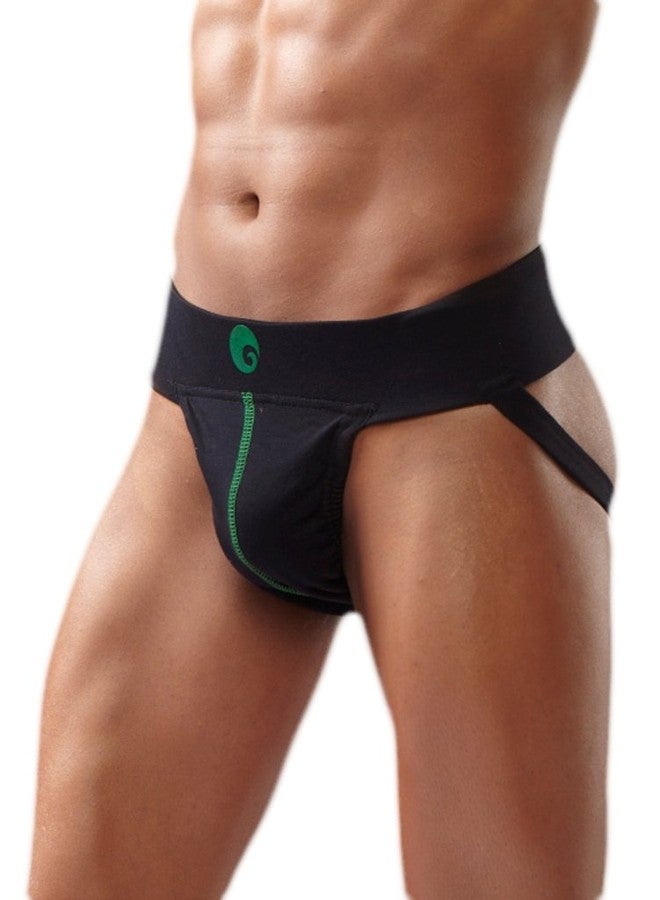 Omtex Neo Supporters - Black Jocktraps - X-Small (NeoBXS) - Image 1