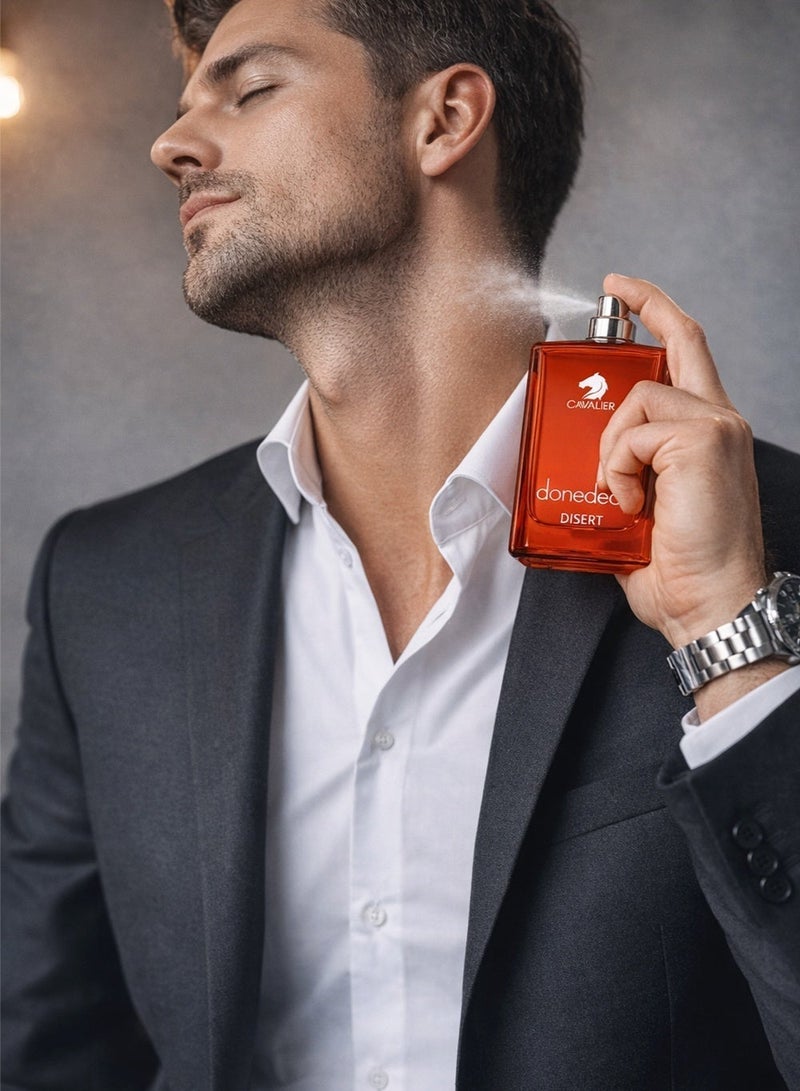 كافاليير بيرفيوم عطر دون ديل ديزرت الفاخر للرجال من كافاليير للعطور | عطر رجالي طويل الثبات 100 مل بنفحات منعشة، حارة ومسكية - Image 3