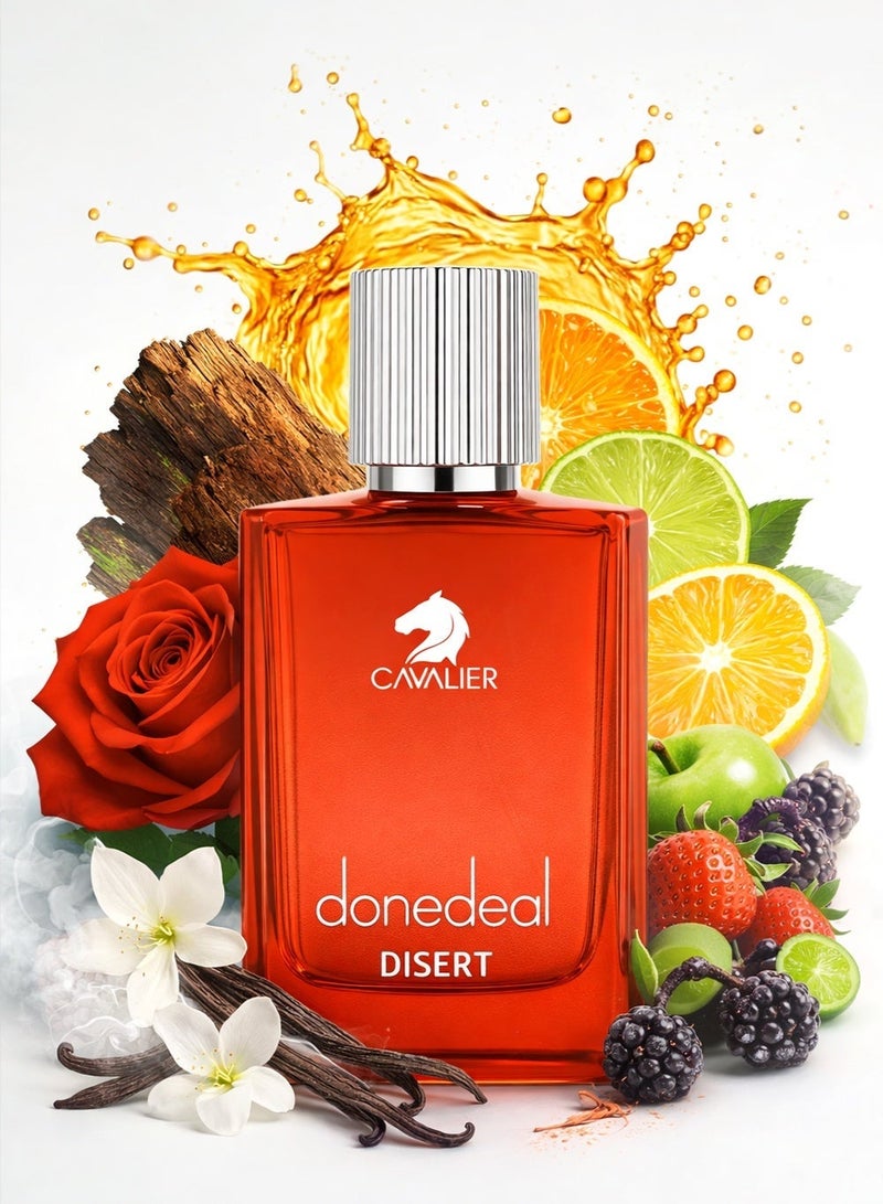 كافاليير بيرفيوم عطر دون ديل ديزرت الفاخر للرجال من كافاليير للعطور | عطر رجالي طويل الثبات 100 مل بنفحات منعشة، حارة ومسكية - Image 1