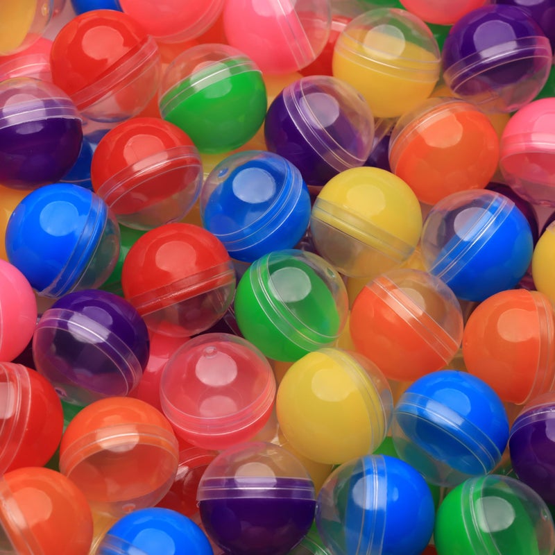 Entervending Capsule Vending Machine - Small Round Capsules Empty 50 pcs 1.1 inch (28mm) - Capsules Bulk Party Favors Containers - Easter Basket Stuffers Gifts Pinata Stuffers DIY Craft Supplies - Image 1