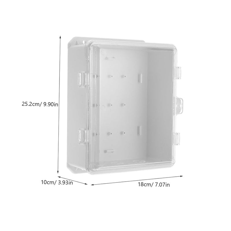 Weatherproof Electrical Junction Box Outdoor Plastic Enclosure with Cover Ample Space Easy Maintenance - Image 3