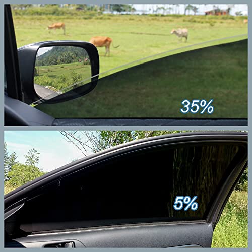 TOYOCO Window Tint Film for Cars 5% VLT 20in x 10Ft Ceramic Window Tints, Blocks 99% UV & IR Rays, Heat Resistant Anti Glare Film for Windshield, Scratch Resistant Sun Shade Auto Tint Roll - Image 2