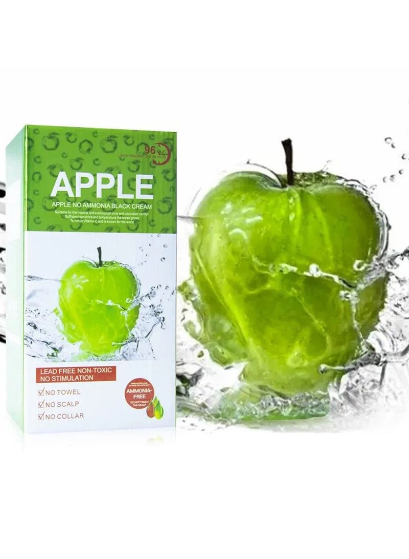 Apple Blossoms Apple Natural Hair Color Cream 96 Black 1000ml - Image 3