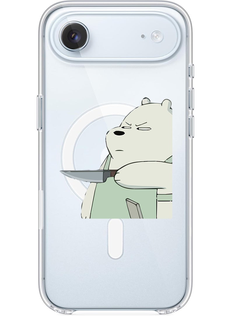 Theodor Magnetic Case for Apple iPhone 17 Air Compatible with MagSafe Wireless Charging, Shockproof Phone Bumper Cover - Dont touch my Bag - Image 1