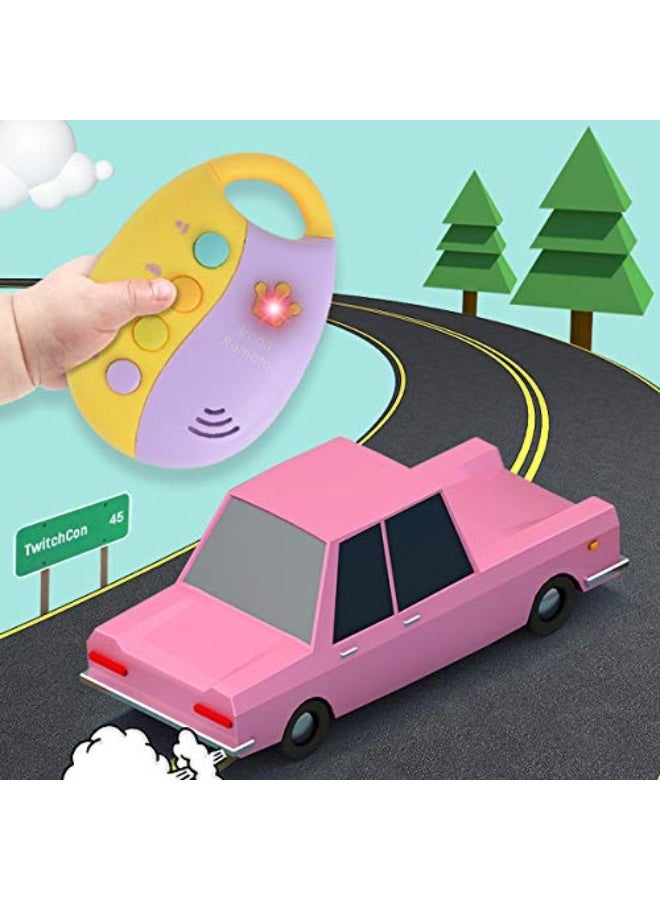 Baby Musical Smart Car Remote Key with Light and Sound,Early Educational Learning Teething Play Toys for Kids 12 Months and Up - Image 4