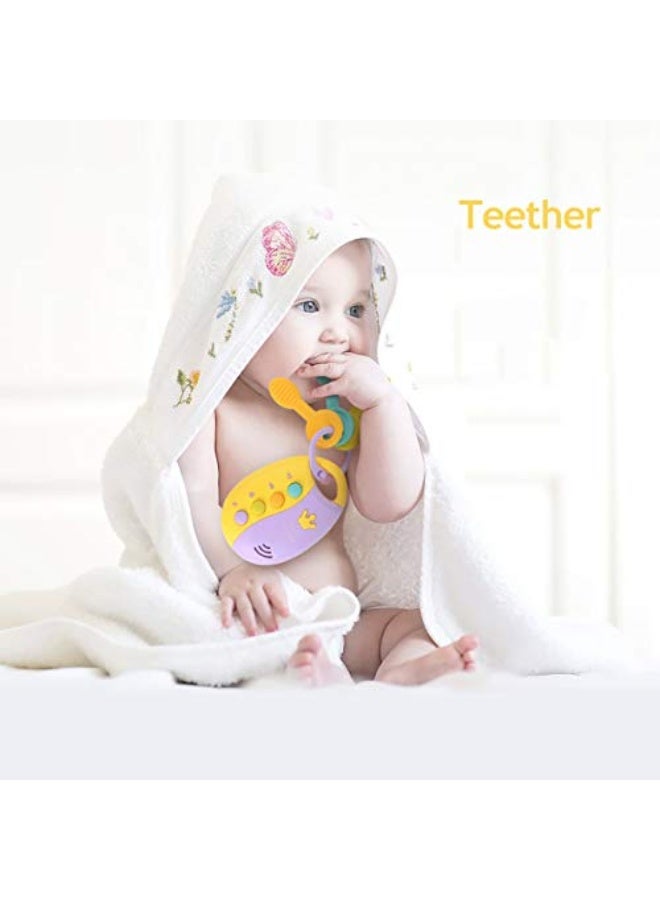 Baby Musical Smart Car Remote Key with Light and Sound,Early Educational Learning Teething Play Toys for Kids 12 Months and Up - Image 5