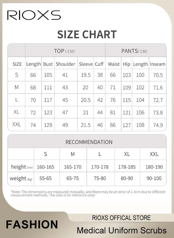 Unisex Medical Uniform Scrubs, Women And Men Scrubs Set, Professionals Medical Scrubs Short Sleeve Top And Pants For Workwear, Soft Stretch V-Neck Top And Trousers, Black V-neck Medical Uniform, Hospital Nurse Scrubs Set, Dentist Clinic Uniform Unisex, Pharmacy Technician Workwear
