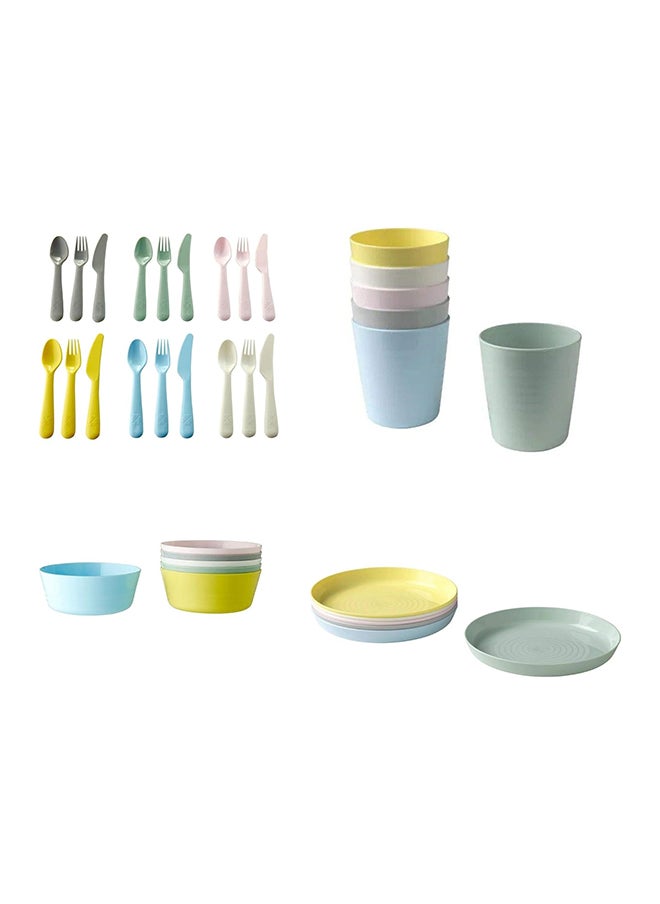 Ikea 36 Pcs Dinnerware Set Multicolor 