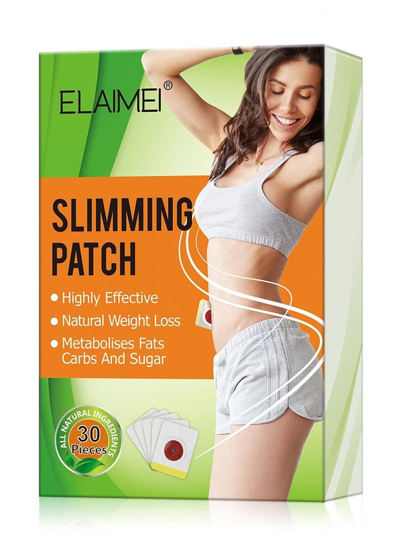 Elaimei Weight Loss Slimming Fat Burning Magnetic Navel Sticker  - Image 1