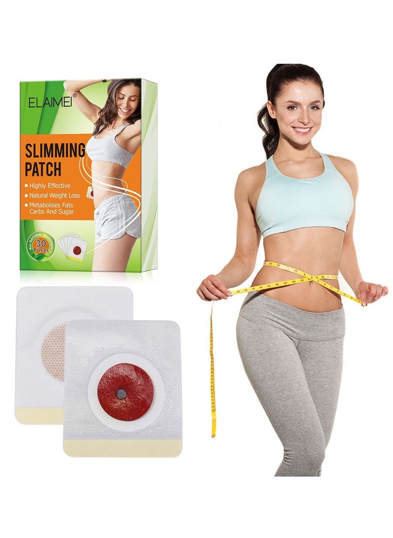 Elaimei Weight Loss Slimming Fat Burning Magnetic Navel Sticker  - Image 2