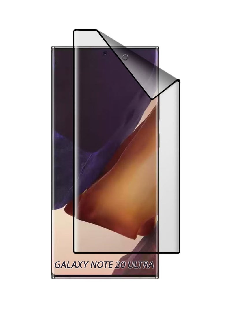 Ceramic Film For Samsung Galaxy Note 20 Ultra Screen Protector Anti-Glare Anti-Fingerprint 3D Touch, Matte Finish Surface ceramic Nano film Galaxy Note20ultra Ceramic Clear/Black - Image 1