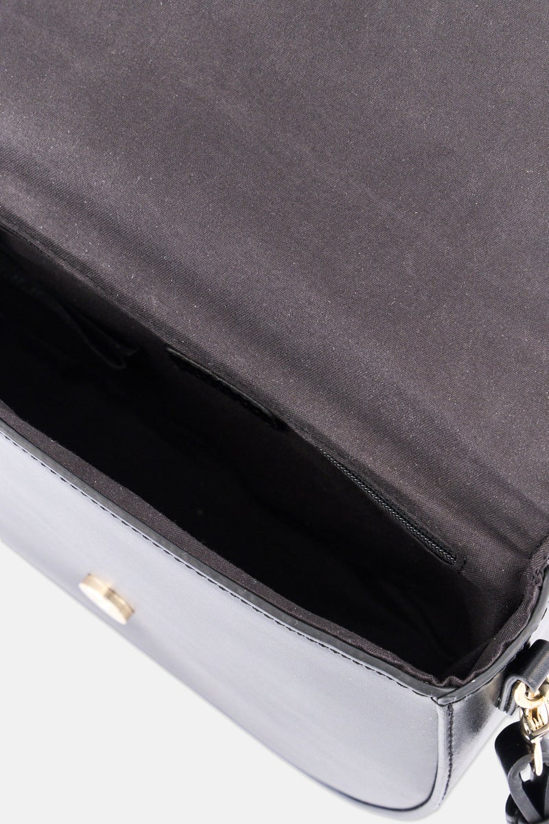 Deezee Women Brand Logo Cross Body Bag, Black - Image 4