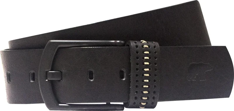 Bad Bear Men's Leather Belt 19.01.01.002 Black