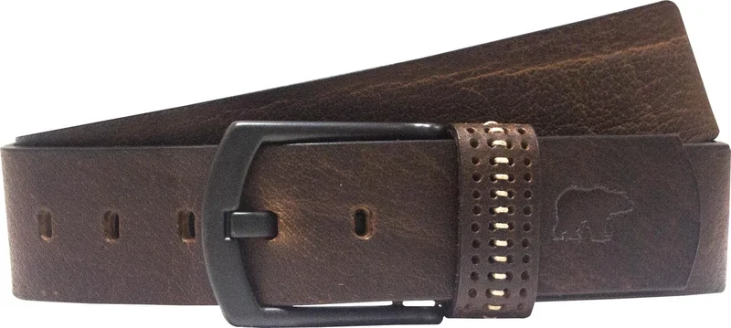 Bad Bear Men's Leather Belt 19.01.01.002 Black